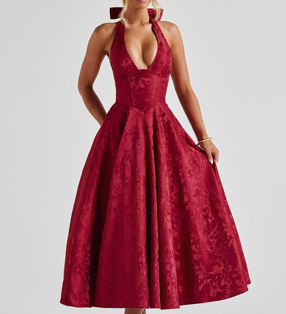 Camille Romantic Midi Dress