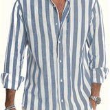 Camisa de verão às riscas