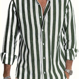 Camisa de verão às riscas