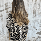 Elvéra | Blusa casual feminina com estampa de leopardo