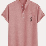 Moda Lusitana - Camisa Elegante com Colarinho Moderno