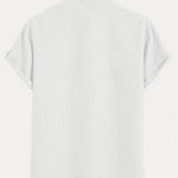 Moda Lusitana - Camisa Elegante com Colarinho Moderno