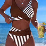 Moda Lusitana - Biquíni Elegância Listrado