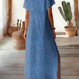 Moda Lusitana - Vestido de ganga retro