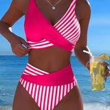 Moda Lusitana - Biquíni Elegância Listrado