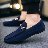 Mocassins de negócios em camurça
