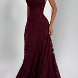 Francisa™ | Vestido longo com corpete de renda