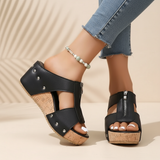 Gyöngyi – sandália de salto elegante