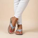 Zita – sandália ortopédica leve estilo flip-flop