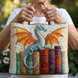 Moda Lusitana - Saco Tote Acolchoado com Dragão