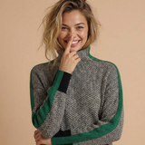 Elin High-Neck Sweater
