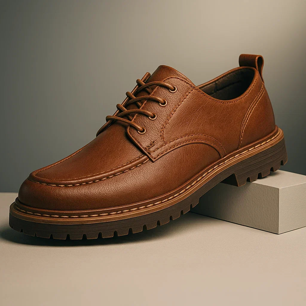 Sapatos de couro genuíno