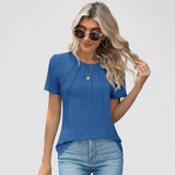 Noelie Short-Sleeve Seam-Detail Top
