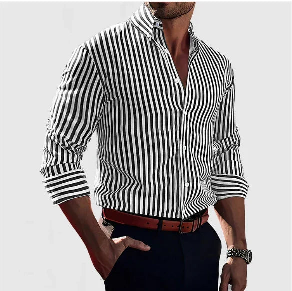 Willem™| Camisa de verão às riscas elegante
