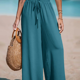 Relaxed Fit Wide-Leg Pants