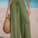 Relaxed Fit Wide-Leg Pants