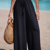 Relaxed Fit Wide-Leg Pants