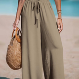 Relaxed Fit Wide-Leg Pants