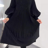 Adrienne | Vestido ajustado plisado