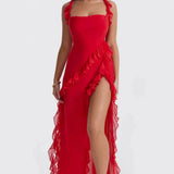 Lara™ | Vestido longo estiloso com fenda
