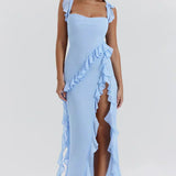 Lara™ | Vestido longo estiloso com fenda