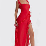 Lara™ | Vestido longo estiloso com fenda