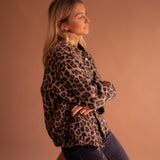 Luna | Jaqueta da moda com estampa de leopardo