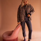 Luna | Jaqueta da moda com estampa de leopardo