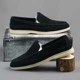 Mocassins de camurça premium
