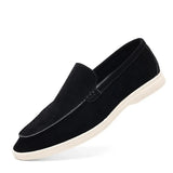 Mocassins clássicos de camurça