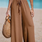 Relaxed Fit Wide-Leg Pants