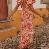 Olivia™ | Vestido longo colorido