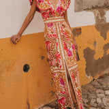 Olivia™ | Vestido longo colorido