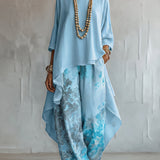 Moda Lusitana - Conjunto Elegante Floral