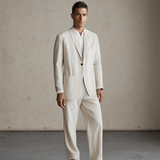 Savelli™ | Terno de linho elegante