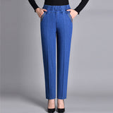 Moda Lusitana - Jeans Elegantes com Bolsos Laterais