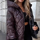 Julia - Casaco Lux Puffer Calor, Estilo e Confiança em Cada Passo