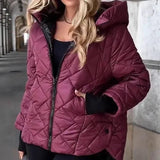 Julia - Casaco Lux Puffer Calor, Estilo e Confiança em Cada Passo