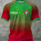 Camiseta impressa Cheering Copa do Mundo de Portugal Masculino