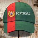 Unisex Portugal Copa do Mundo 2026 torcendo impresso Baseball Cap