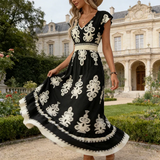 Moda Lusitana - Vestido Maxi Elegante de Verão