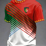 T-shirt estampada futebol português masculino