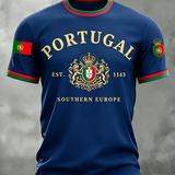 T-shirt Portugal Futebol Manga Curta Masculino