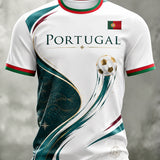 Camisola Artística para Jogos da Seleção Portuguesa - Masculina