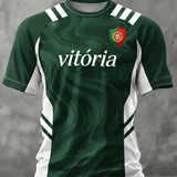 Camiseta Masculina de Futebol Portugal Fã Art Print