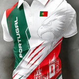 Polo de manga curta Futebol Masculino Portugal Art Print