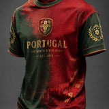 T-shirt estampada futebol português masculino