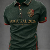 Camisa Masculina Estampada Futebol de Portugal