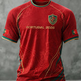 Camiseta masculina com estampa da seleção de futebol de Portugal