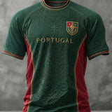 Camiseta masculina com estampa da seleção de futebol de Portugal